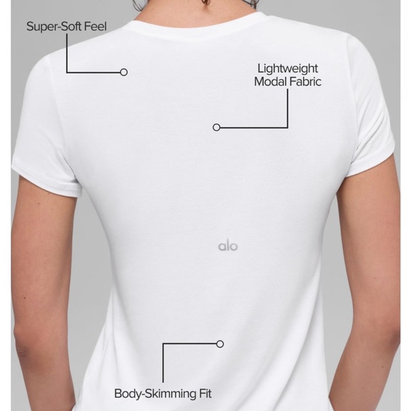 ALO Yoga All Day Short Sleeve - Picture 2 of 6